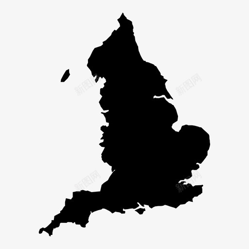 英格兰国家地理图标svg_新图网 https://ixintu.com 国家 地理 州 英国 英格兰