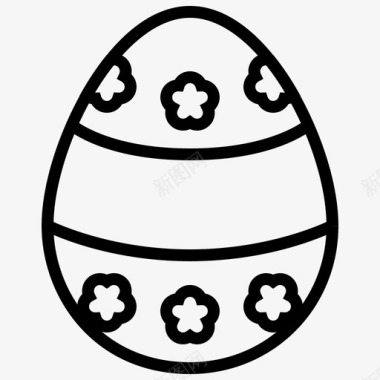 复活节彩蛋四月节日图标图标