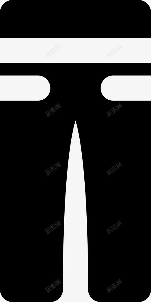牛仔裤衣服时尚图标svg_新图网 https://ixintu.com 帅哥男装md纯色 时尚 牛仔裤 男士 衣服