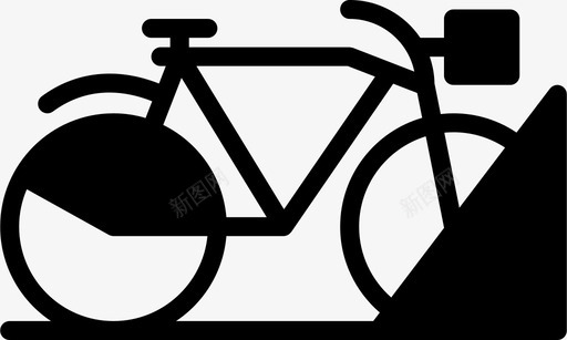 自行车停车场建筑城市图标svg_新图网 https://ixintu.com 史密克城市景观实景 城市 建筑 自行车停车场 道路