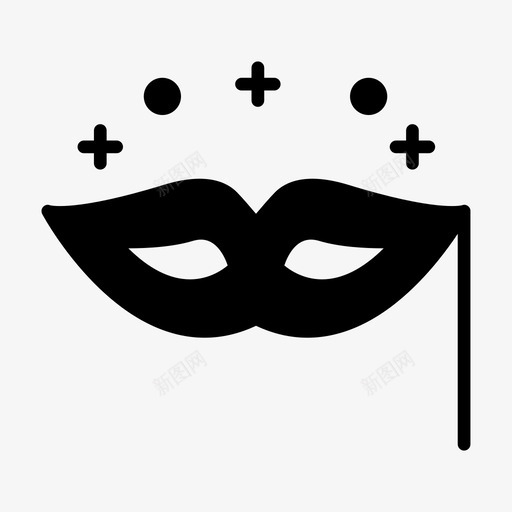 派对面具眼罩派对和生日图标svg_新图网 https://ixintu.com 派对和生日 派对面具 眼罩