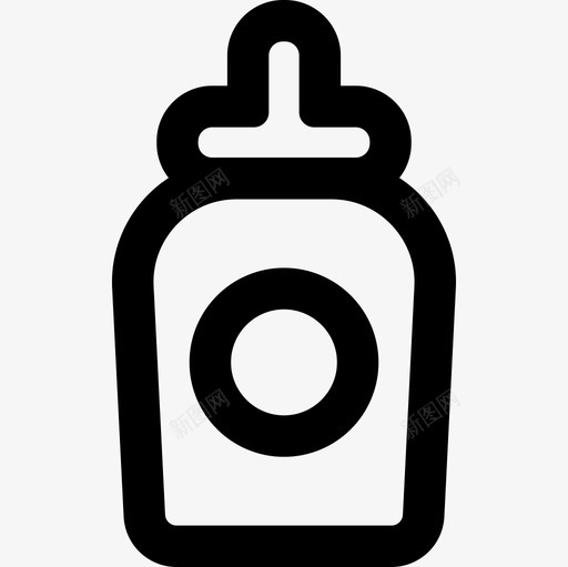 饮料瓶概述食品通用接口图标svg_新图网 https://ixintu.com 通用接口 食品 饮料瓶概述
