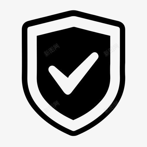 安全支付支票标记保护图标svg_新图网 https://ixintu.com 保护 可信 安全支付 安全购物 支票标记 电子商务购物