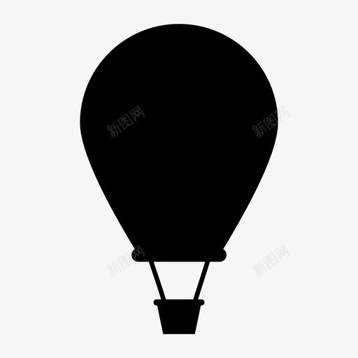 热气球气球汽车图标svg_新图网 https://ixintu.com 气球 汽车 热气球