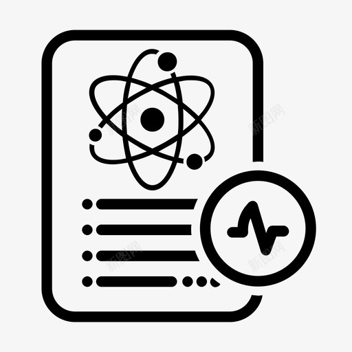 科学文献活动图表笔记图标svg_新图网 https://ixintu.com 图表 科学文献活动 笔记 论文