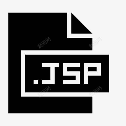 jsp扩展名文件图标svg_新图网 https://ixintu.com jsp 扩展名 文件 文件格式和扩展标志符号 格式