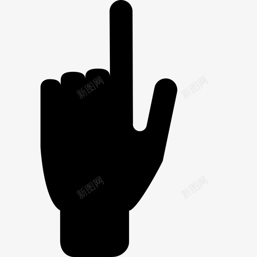 食指和大拇指手势手图标svg_新图网 https://ixintu.com 手 手势 食指和大拇指