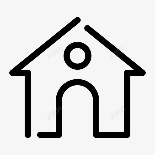 房子房子保护者住房图标svg_新图网 https://ixintu.com 住房 房子 房子保护者 贸易差额