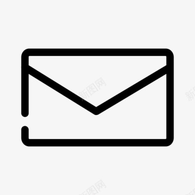 电子邮件信封时事通讯图标图标
