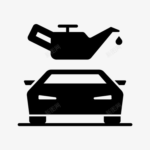 汽车发动机润滑润滑油机油图标svg_新图网 https://ixintu.com 机油 汽车发动机润滑 汽车和汽车服务符号 润滑油