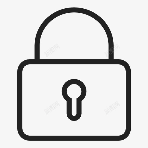 锁钥匙安全图标svg_新图网 https://ixintu.com 安全 钥匙 锁