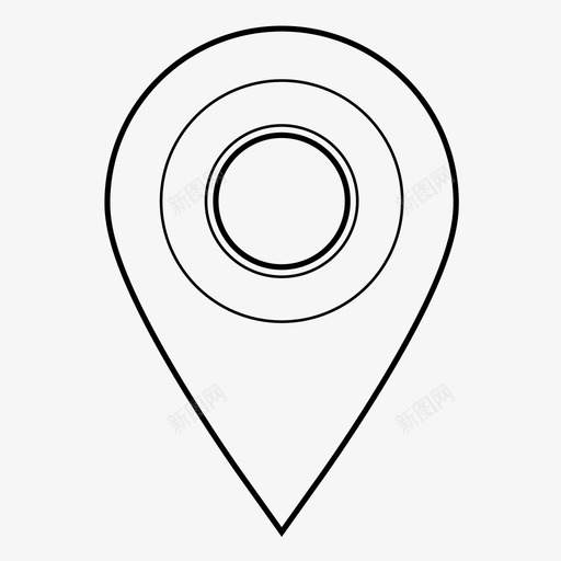 地图标识gps位置svg_新图网 https://ixintu.com gps 位置 地图标识 标记