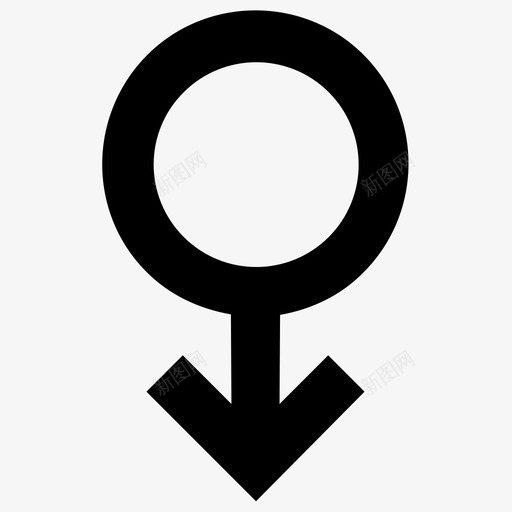 男性性别象征性别图标svg_新图网 https://ixintu.com 性别 性别象征 男性