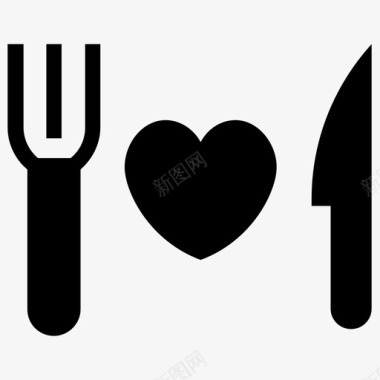 刀餐厅叉子图标图标