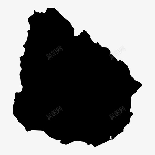 乌拉圭地理蒙得维的亚图标svg_新图网 https://ixintu.com 乌拉圭 南美洲 地图 地理 蒙得维的亚