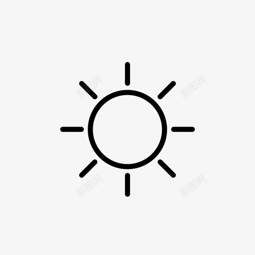 阳光天空图标svg_新图网 https://ixintu.com 天空 阳光