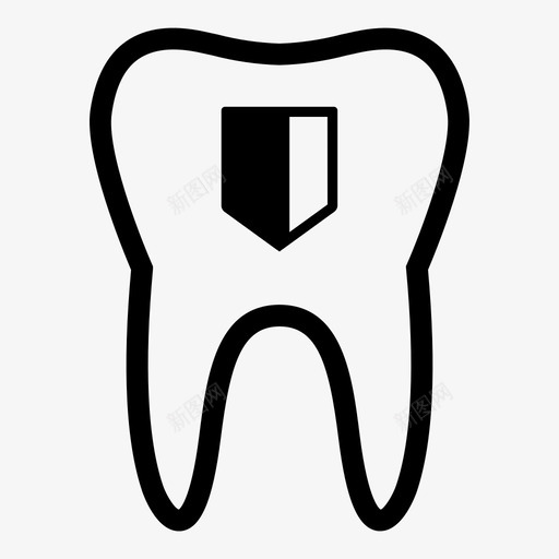 牙科保险牙医保护图标svg_新图网 https://ixintu.com 保护 牙医 牙科 牙科保险 牙齿