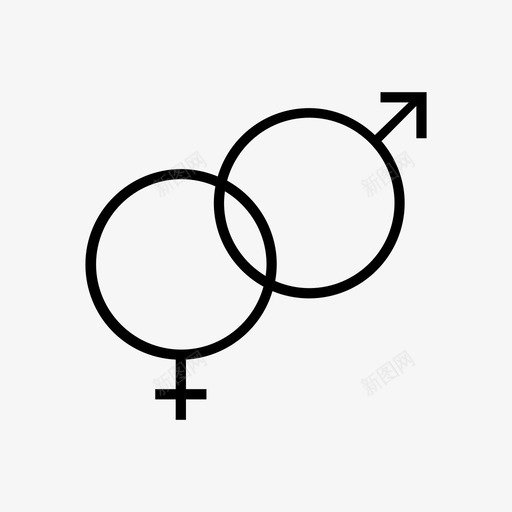 性别女性性别象征图标svg_新图网 https://ixintu.com 女性 性别 性别象征