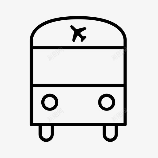 机场班车巴士乘客图标svg_新图网 https://ixintu.com 乘客 交通工具 巴士 机场班车