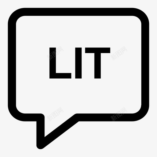 立陶宛语气泡语言图标svg_新图网 https://ixintu.com 气泡 立陶宛语 语言 语言代码3个字母笔划
