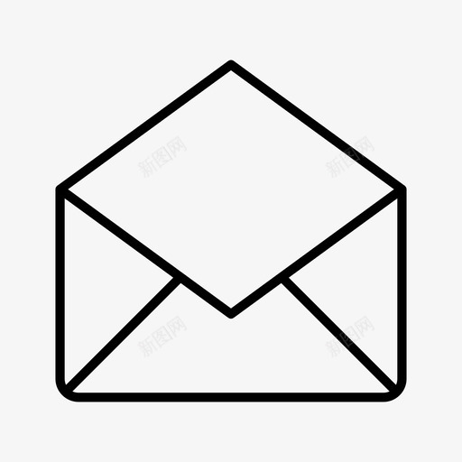 打开的邮件电子邮件信封图标svg_新图网 https://ixintu.com 信封 打开的邮件 电子邮件 邮件