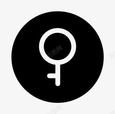 半女性别性别符号图标图标