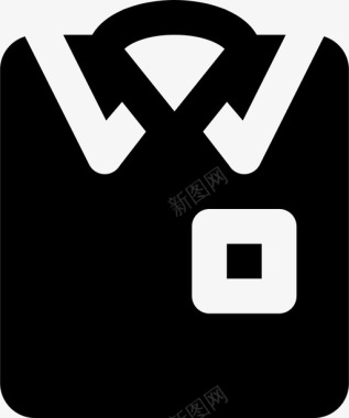 衬衫衣服时尚图标图标