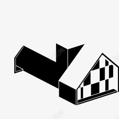 房子建筑房屋图标图标