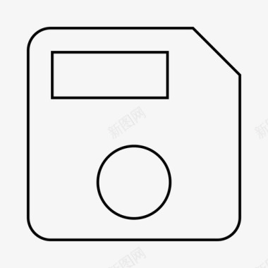 保存软盘保存文件图标图标
