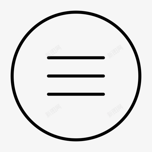菜单圆圈项目图标svg_新图网 https://ixintu.com 列表 圆圈 菜单 菜单圆圈 项目
