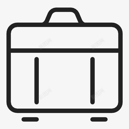公文包包手提箱图标svg_新图网 https://ixintu.com 公文包 包 手提箱