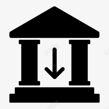 银行存款金融货币图标图标