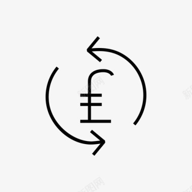 里拉货币外汇图标图标