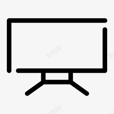电视监视器电视节目图标图标