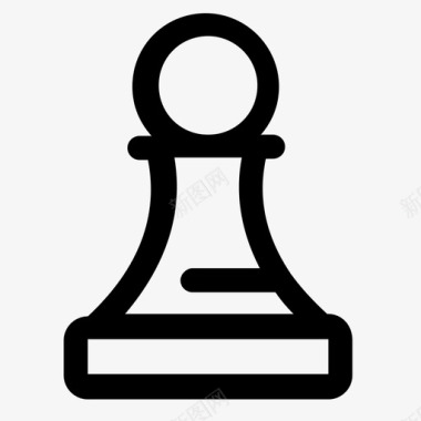 国际象棋棋盘图形图标图标