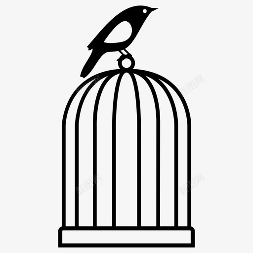 自由鸟逃跑自由图标svg_新图网 https://ixintu.com 单身 监狱 自由 自由鸟 逃跑