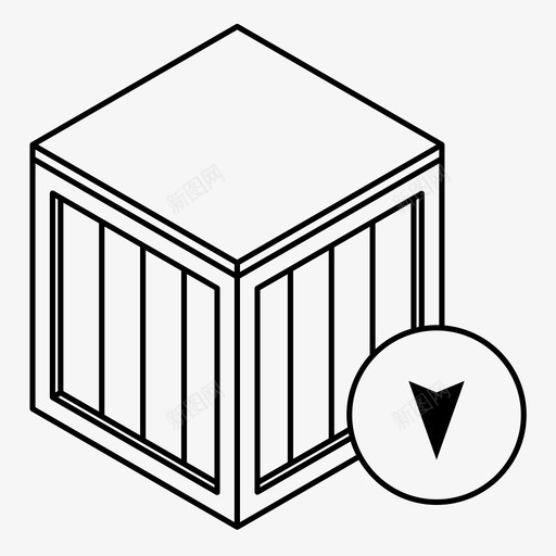 装运箱交货导航图标svg_新图网 https://ixintu.com 交货 导航 箱 装运 装运箱 跟踪 跟踪订单