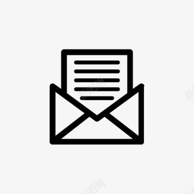 信件邮件消息图标图标