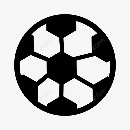 足球踢玩图标svg_新图网 https://ixintu.com 玩 足球 踢 运动