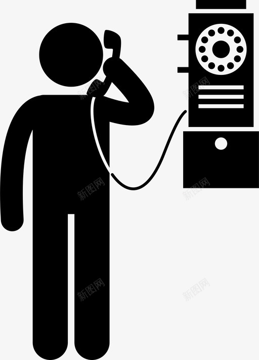 旋转电话模拟古董图标svg_新图网 https://ixintu.com 古董 拨号 旋转电话 旧 模拟 电话 老式古典复古物品