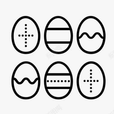 复活节彩蛋复活节彩蛋搜寻复活节星期日图标图标