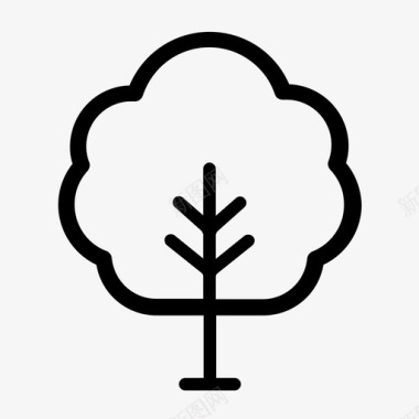 树植物学阿甘图标图标