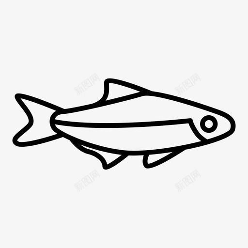 鱼食物海图标svg_新图网 https://ixintu.com 海 食物 鱼