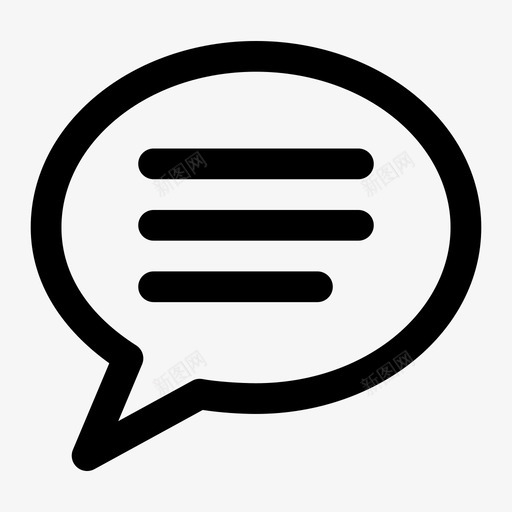 语音气泡评论评论员图标svg_新图网 https://ixintu.com 对话 用户界面 用户评论 评论 评论员 语音气泡
