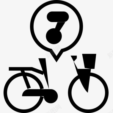 女士自行车脱轨器城市自行车自行车图标图标