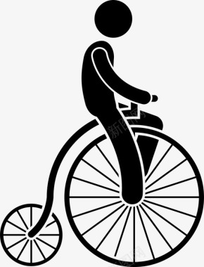 PennyFerting自行车古典图标图标