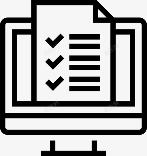 可用性评估检查表计算机图标svg_新图网 https://ixintu.com 可用性评估 检查表 测试 网页 网页设计和开发02 计算机