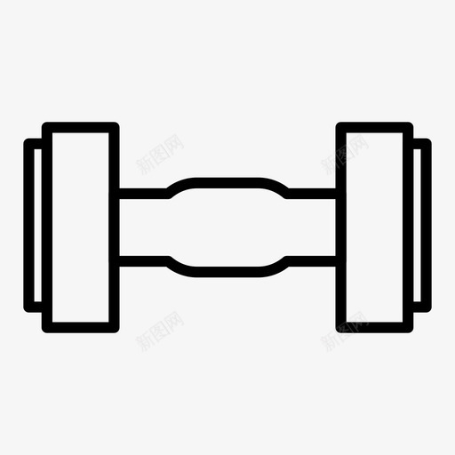 哑铃肌肉运动图标svg_新图网 https://ixintu.com 举重 哑铃 哑铃运动 肌肉 运动