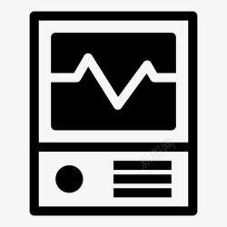 医学统计体检扫描仪统计图标高清图片
