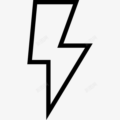 lightbolt能源闪电图标svg_新图网 https://ixintu.com lightbolt 电源 网线 能源 闪电